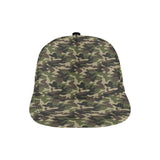 Dark Green camouflage pattern All Over Print Snapback Cap