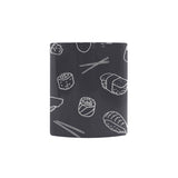 sushi pattern black background Morphing Mug Heat Changing Mug