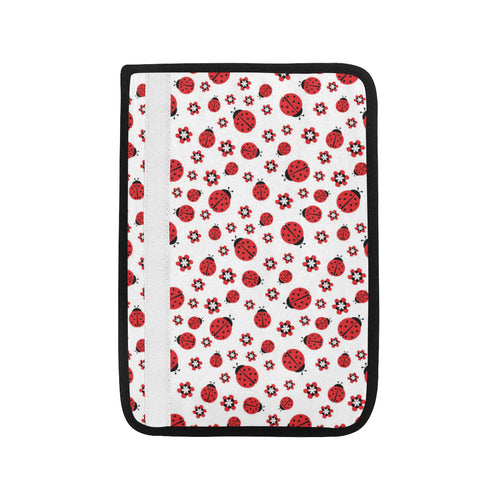 Ladybug Pattern Print Design 04 Car Seat Belt Cover