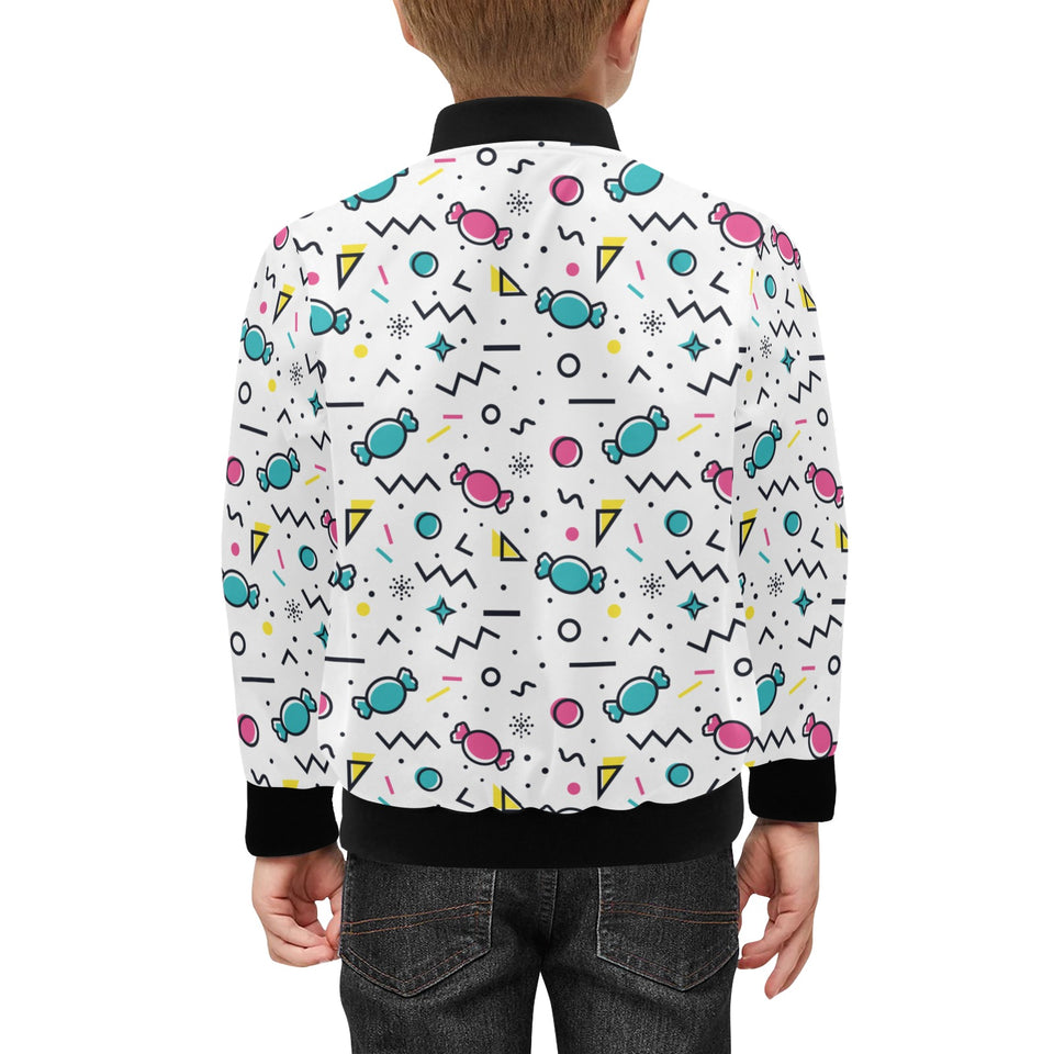 Candy design pattern Kids' Boys' Girls' Bomber Jacket