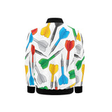 Darts Pattern Print Design 03 Kids' Boys' Girls' Bomber Jacket