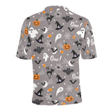Halloween design pattern Men's All Over Print Polo Shirt