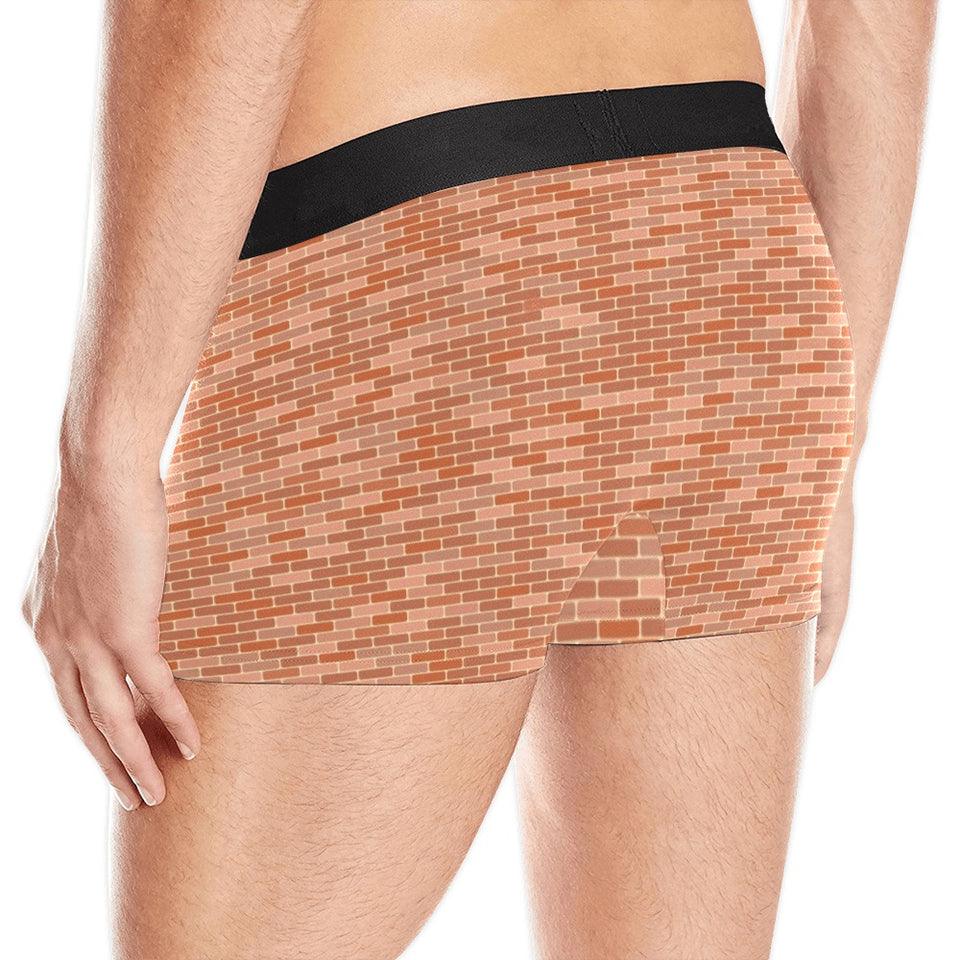 Brick Printed Pattern Print Design 02 Men's All Over Print Boxer Briefs Men's Underwear