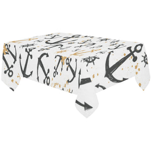 Anchors Rudders pattern Tablecloth