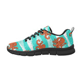 Octopuses sea wave background Women's Sneaker Shoes