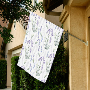 Hand painting Watercolor Lavender House Flag Garden Flag