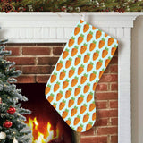 Carrot Pattern Print Design 03 Christmas Stocking