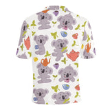 Cute koalas teapots tea Men's All Over Print Polo Shirt