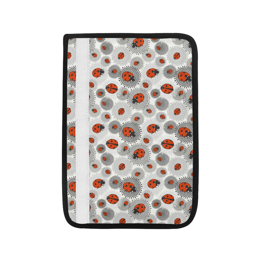 Ladybug Pattern Print Design 05 Car Seat Belt Cover