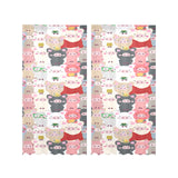 Pig Pattern Print Design 02 Gauze Curtain