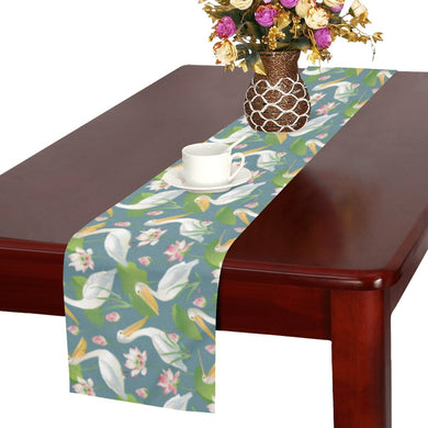 Pelican Pattern Print Design 04 Table Runner