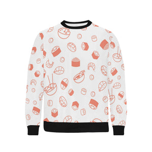 Sushi pattern Men's Crew Neck Sweatshirt