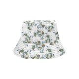 Peacock feather pattern Unisex Bucket Hat