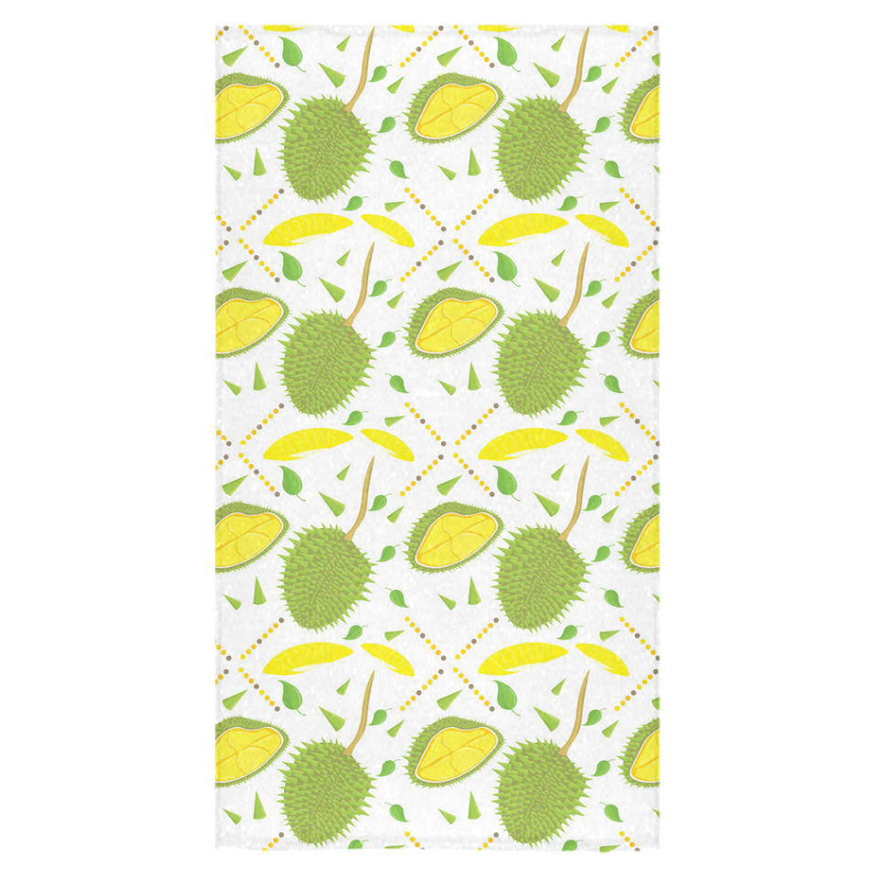 Durian pattern background Bath Towel