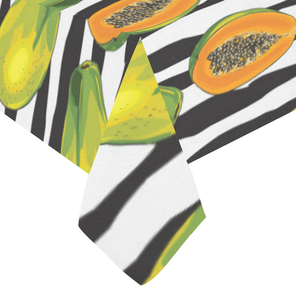 papaya design pattern Tablecloth