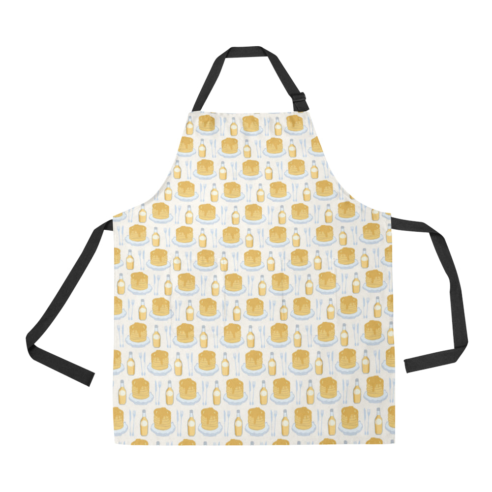 Pancake Pattern Print Design 05 All Over Print Adjustable Apron