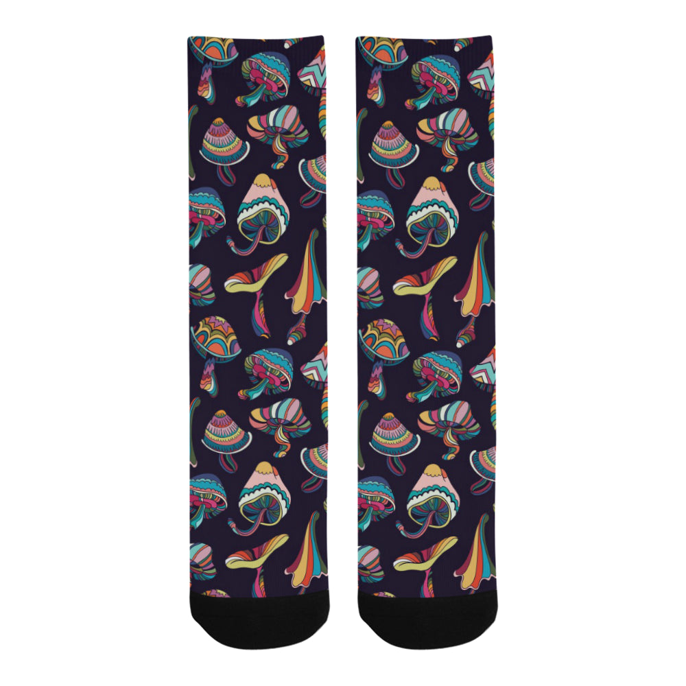 Colorful mushroom pattern Crew Socks