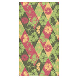 Cool Geometric lime pattern Bath Towel