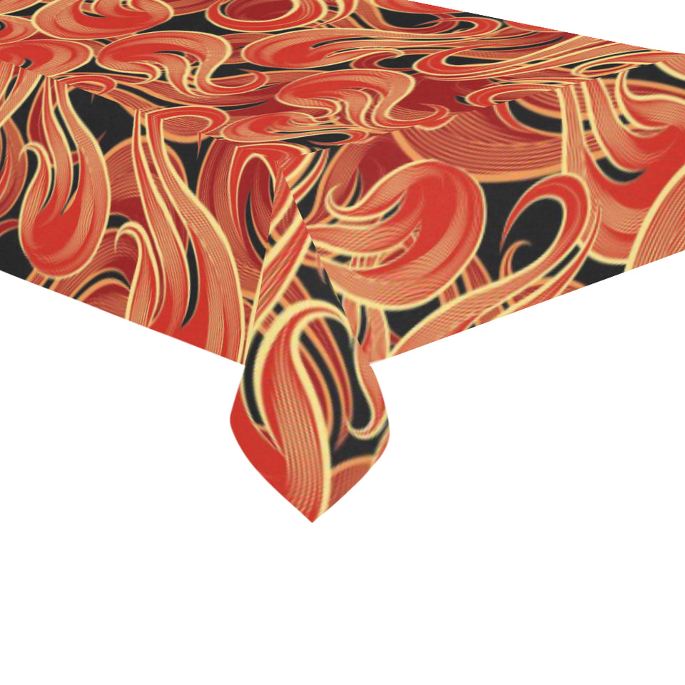 Fire flame pattern Tablecloth