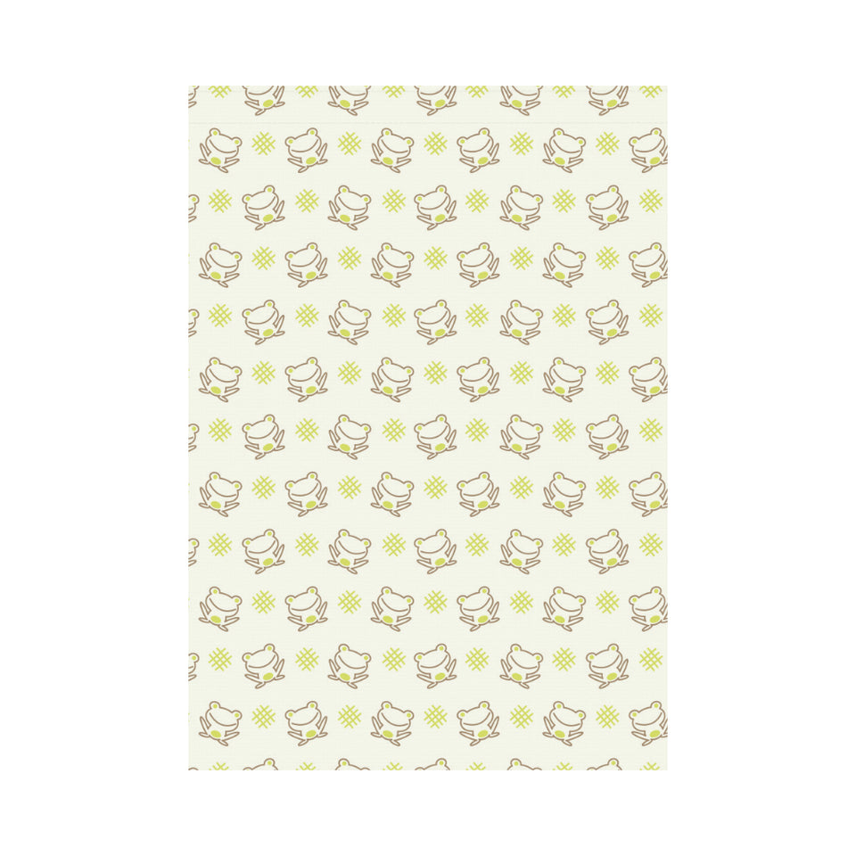 Cute cartoon frog baby pattern House Flag Garden Flag