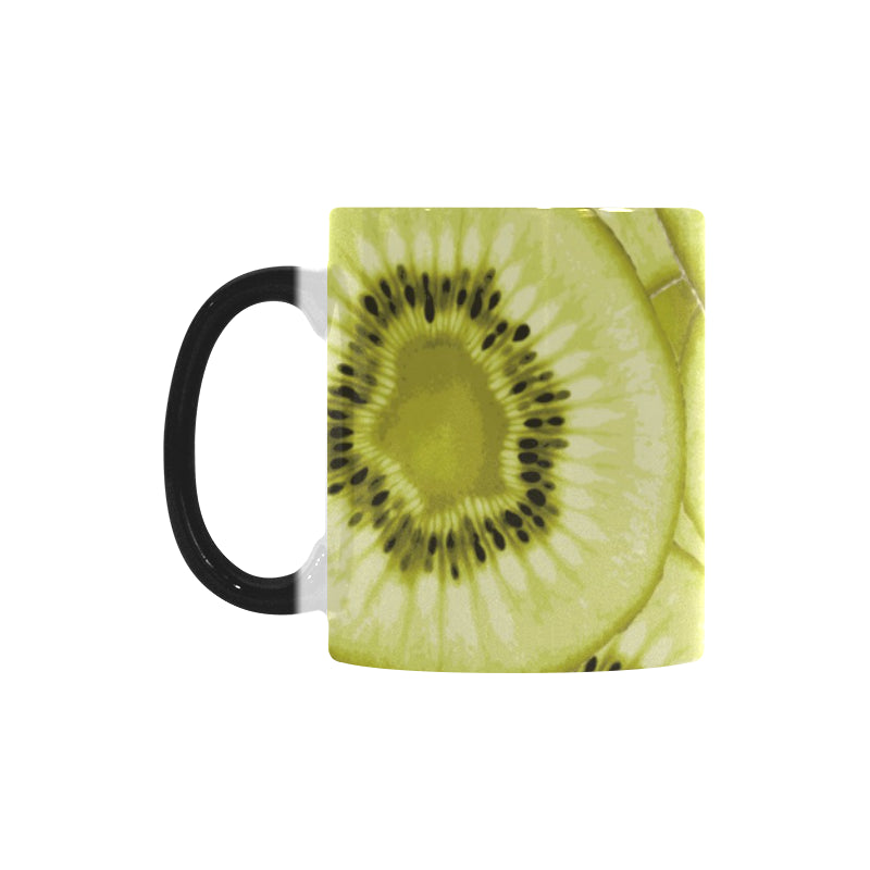 Sliced kiwi pattern Morphing Mug Heat Changing Mug