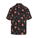 fox sleeping fox pattern Men's All Over Print Hawaiian Shirt