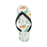 Cute funny kids dinosaurs pattern Unisex Flip Flops