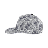 Guava tropical hand drawn pattern All Over Print Snapback Cap