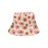 papaya leaves pattern Unisex Bucket Hat