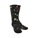 space pattern Crew Socks