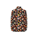 Goldfish Pattern Print Design 03 Women's Long Sleeve Polo Shirt