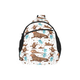 sea lion Seals jellyfish pattern All Over Print Chest Bag