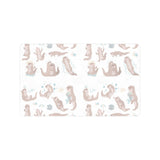 Cute sea otters pattern Doormat