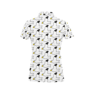 Seagull Pattern Print Design 05 Women's All Over Print Polo Shirt