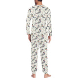 Pigeon Pattern Print Design 04 Men's All Over Print Pajama