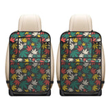 Canabis Marijuana Weed Pattern Print Design 02 Car Seat Back Organizer