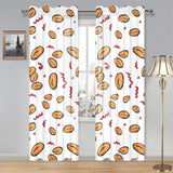peanuts pattern background Gauze Curtain