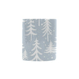 Christmas tree winter forest pattern Morphing Mug Heat Changing Mug