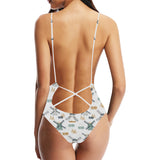 windmill pattern Women's One-Piece Swimsuit