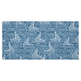Hand drawn sailboat pattern Tablecloth