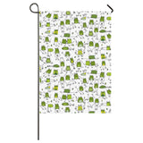 Sketch funny frog pattern House Flag Garden Flag