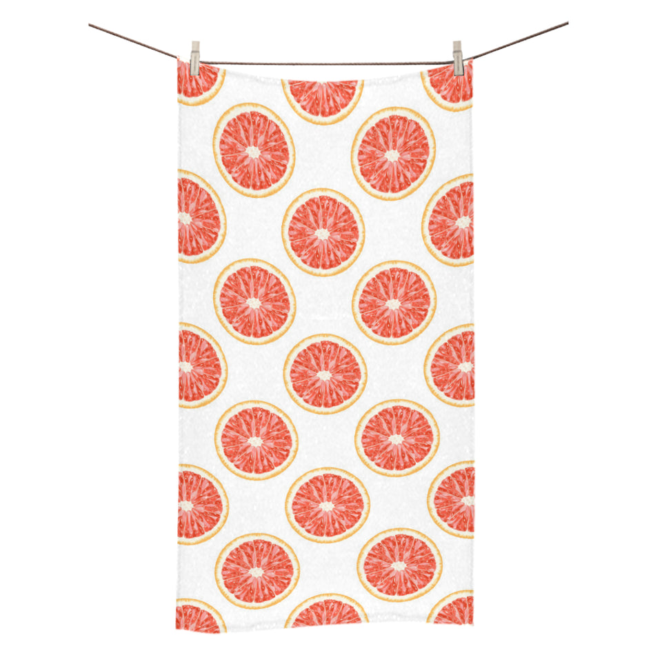Grapefruit pattern Bath Towel