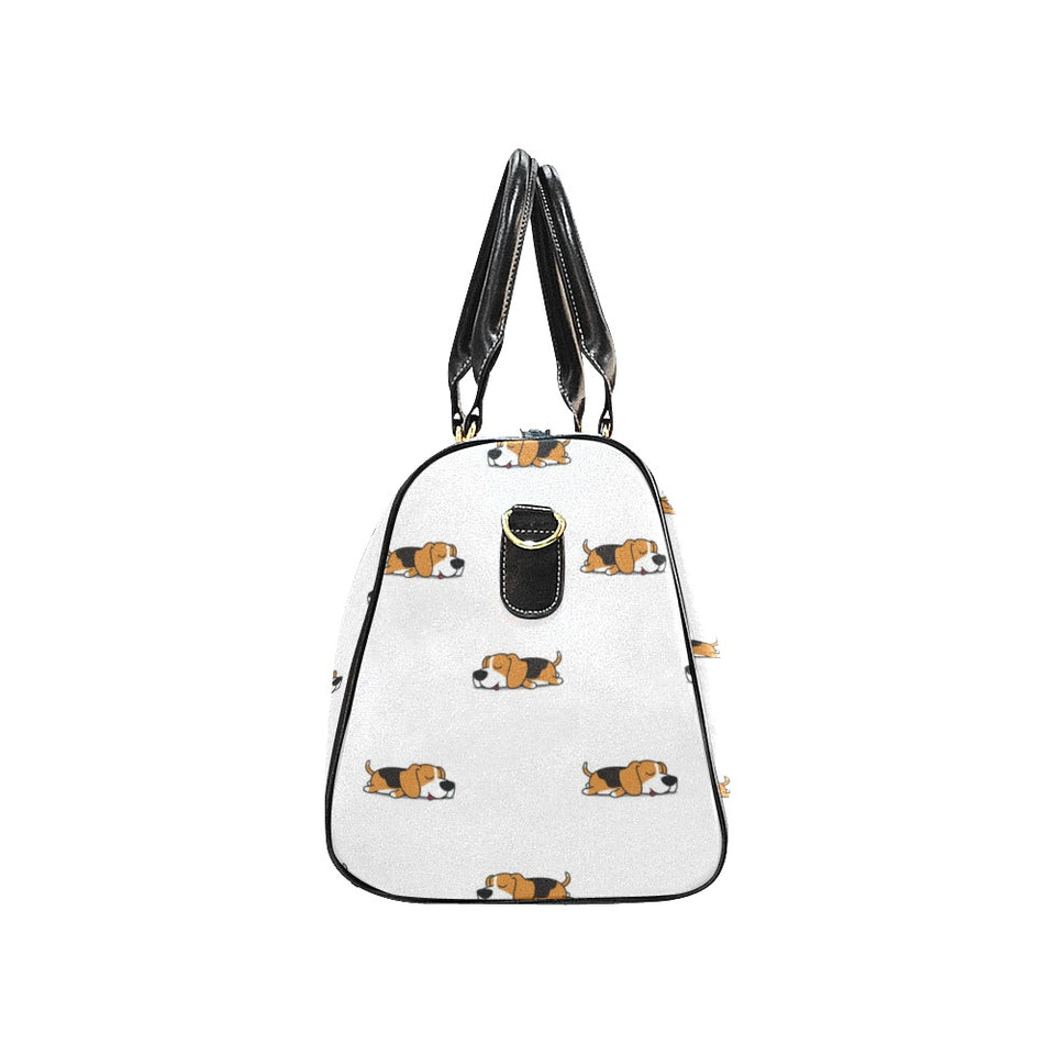 Cute beagle dog sleeping pattern Travel Bag