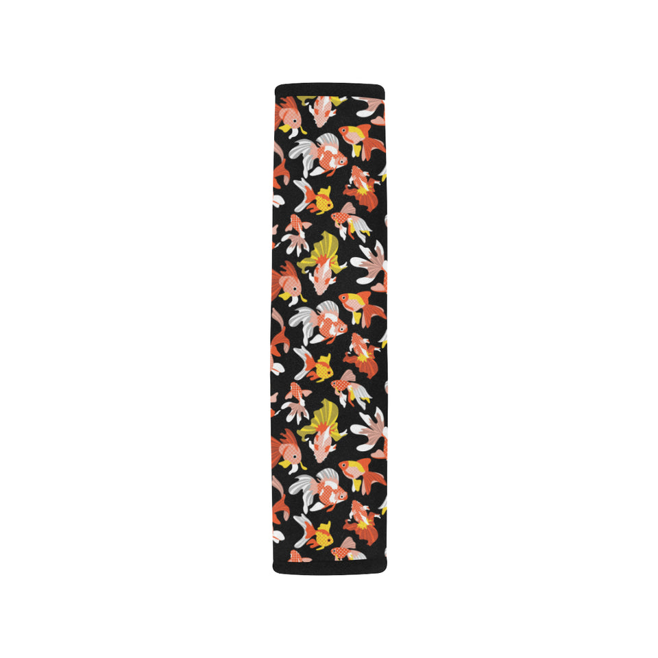 Goldfish Pattern Print Design 03 Car Seat Belt Cover