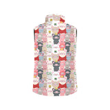 Pig Pattern Print Design 02 Men's Padded Vest