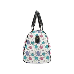 Tea pots Pattern Print Design 05 Travel Bag