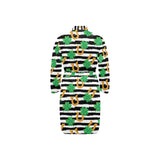 Horseshoes Pattern Print Design 01 Men's Long Sleeve Belted Night Robe