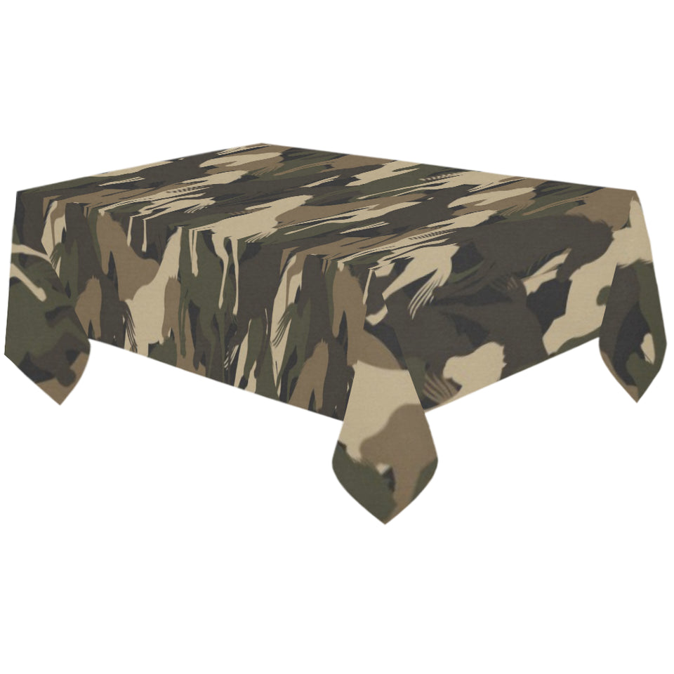 Horse Camouflage Pattern Tablecloth