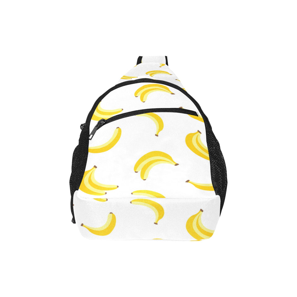 Banana pattern All Over Print Chest Bag