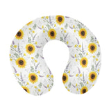 beautiful sunflowers pattern U-Shaped Travel Neck Pillow